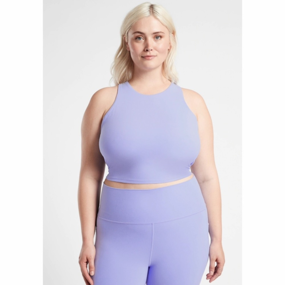 Athleta Lavender Conscious Crop Top D - DD+ NWT SZ XL - Picture 4 of 11